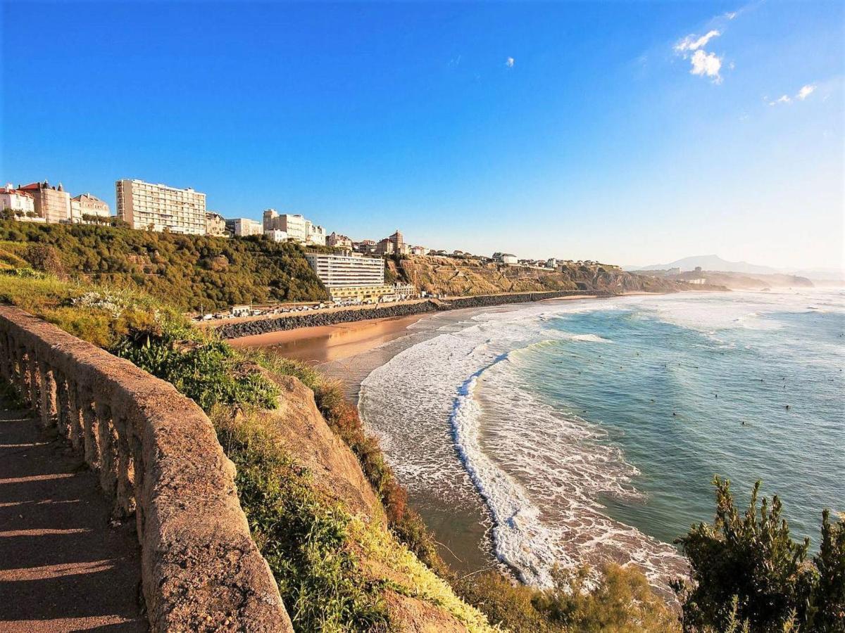Charmant Studio En Centre-Ville Avec Piscine Proche Grande Plage - Fr-1-3-410 Biarritz Exteriér fotografie